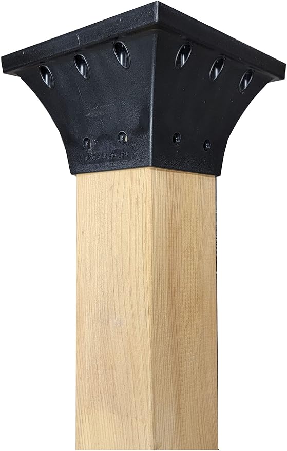 4x4 Post Support Pro Version Table Leg Bracket (Actual Size 3.5"x3.5") Post and Screws NOT