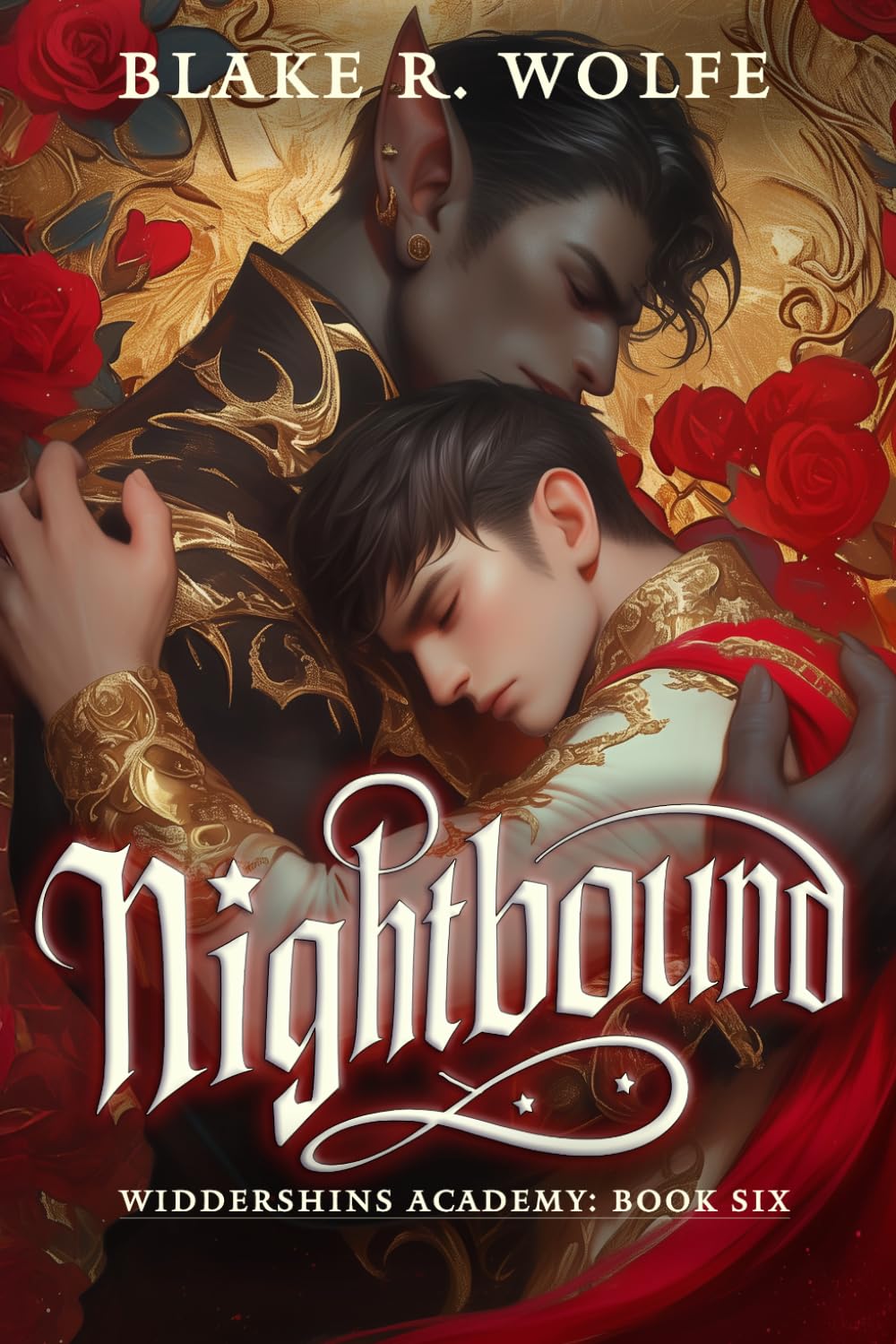 Nightbound: A Gay Vampire Paranormal Academy Romance (Widdershins Academy)