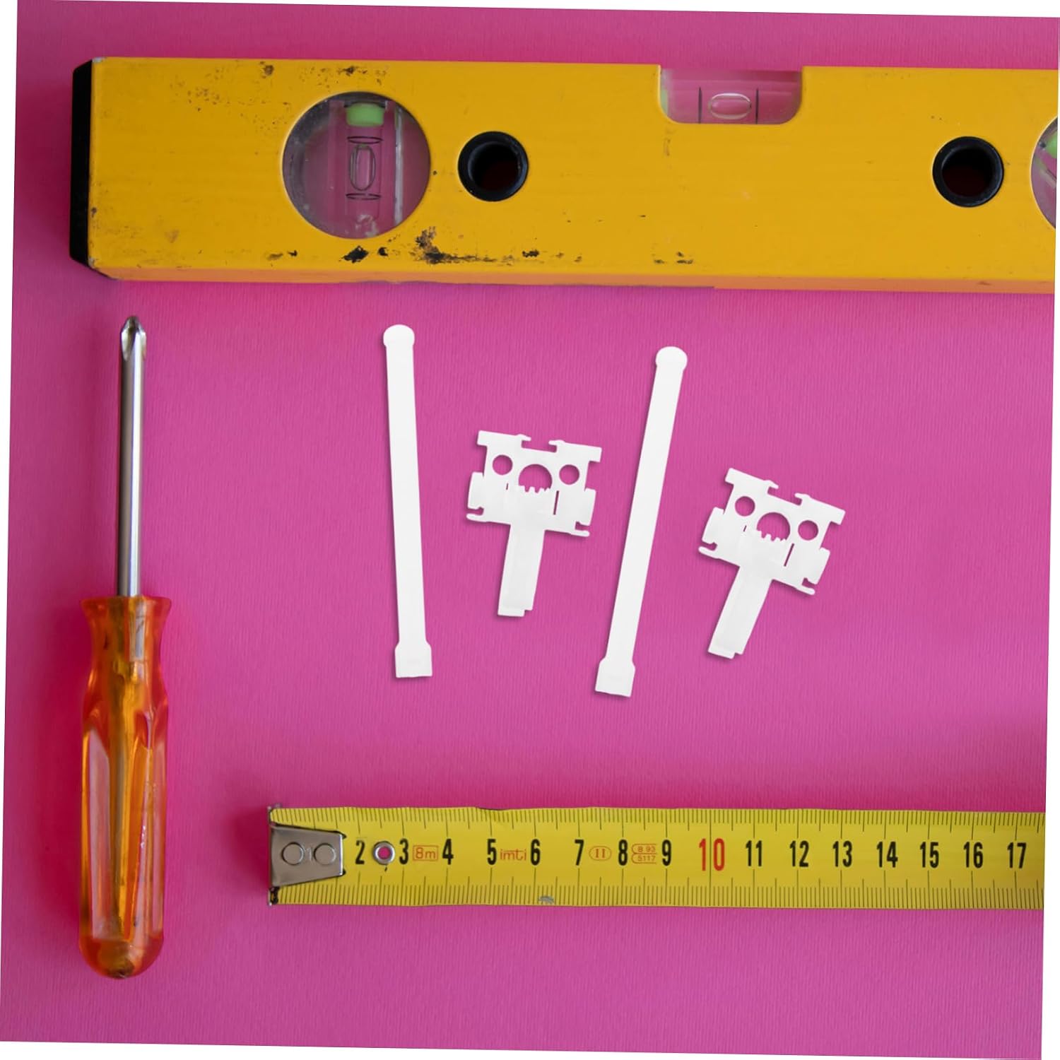 12sets Vertical Blind Repair Carrier Kits Window Shade Replacement Parts for Vertical and Roller Blinds and Easy Install Curtain Accessories