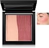 Boobeen Blush Contour Highlighter Makeup Palette, 2 Color Shimmer Smooth Powder Palette for Blush, Highlighting, Contouring the Face, Blendable Compact Highlight Contour Set
