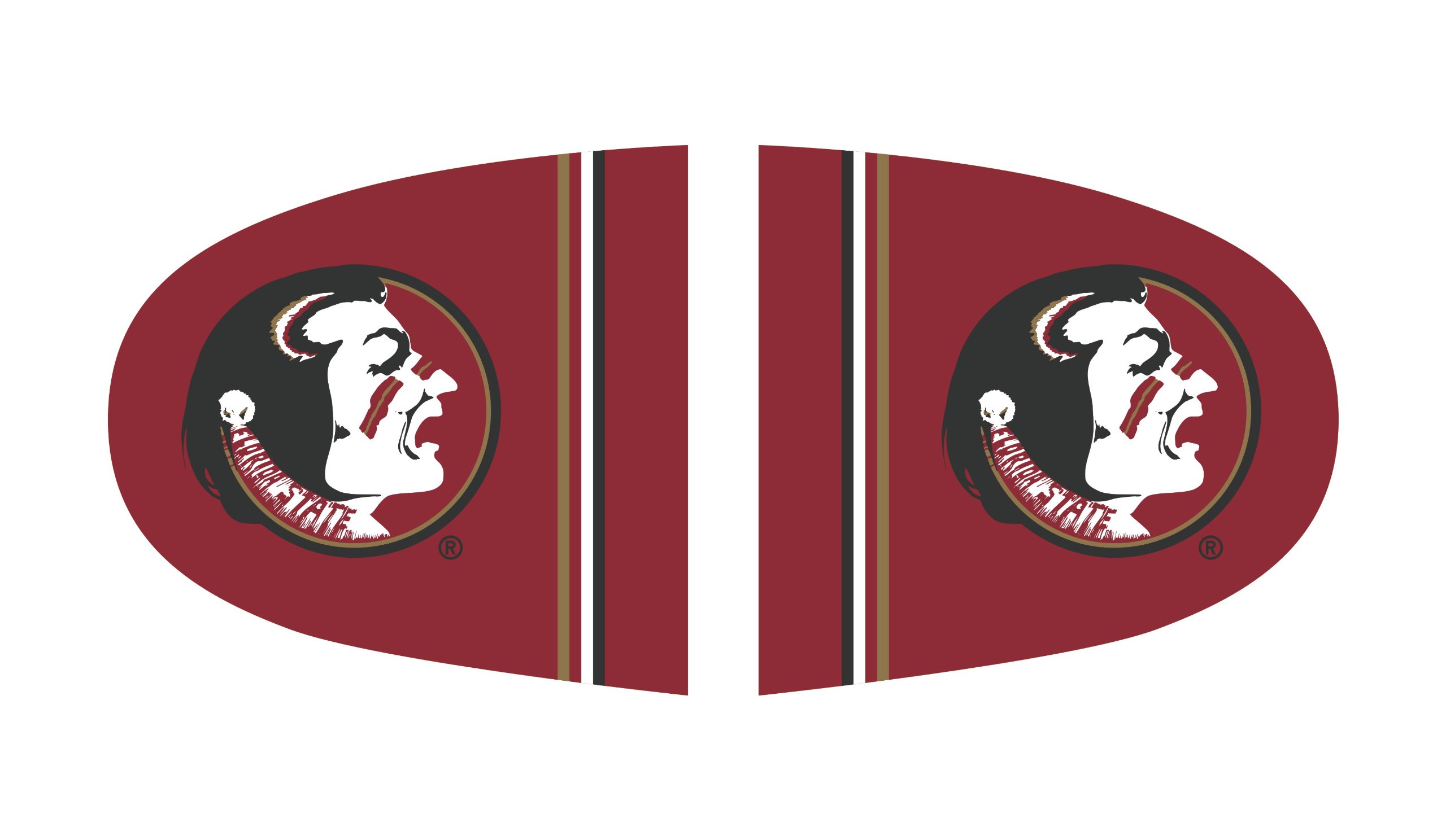 Fanmats Florida State University Mirror Cover, 5.5