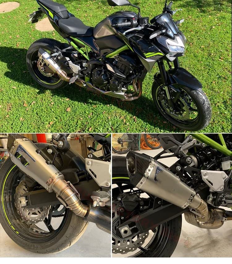 Tuyau Intermédiaire D'Échappement Pour Kawasaki Z900 2017-2024 - Acier Inoxydable 51mm - Améliore Flux Et Réduit Le Bruit - 8