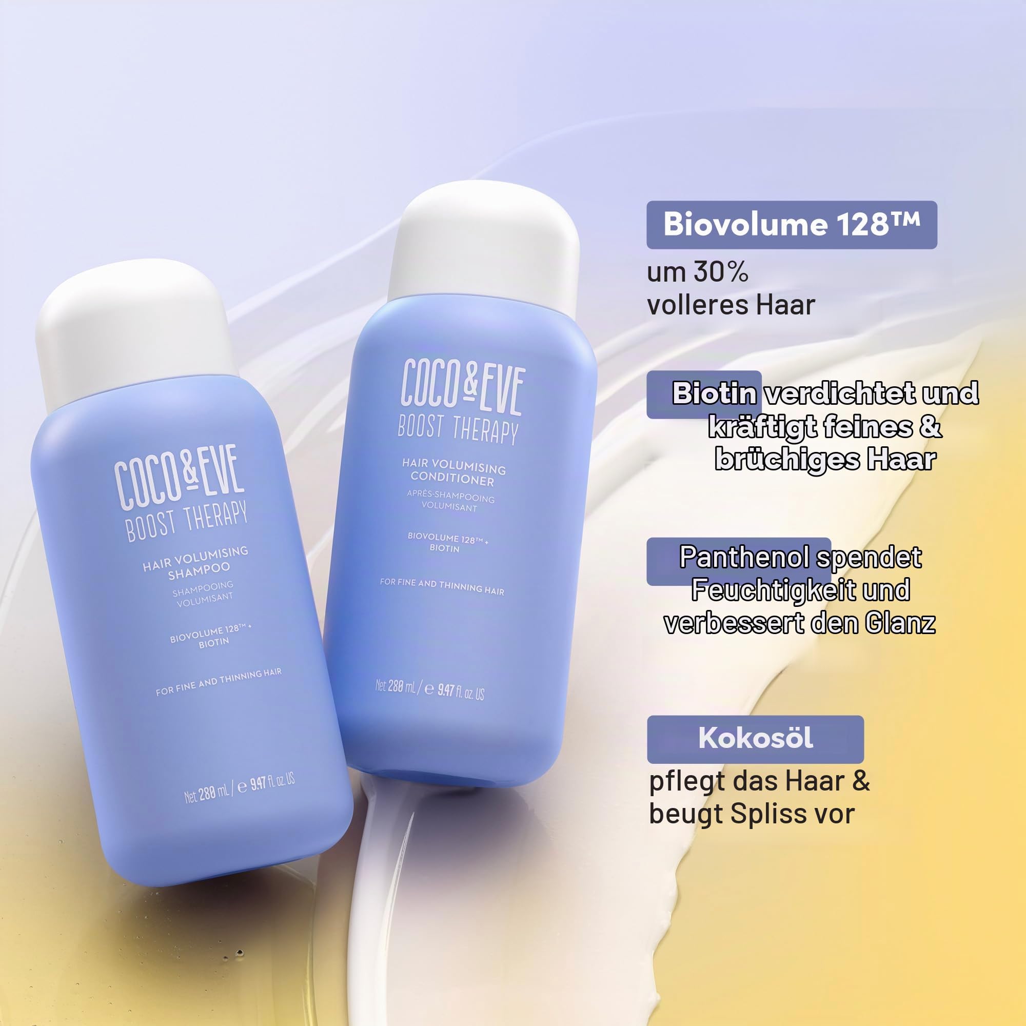 Coco & Eve Boost Therapy Hair Volumising Shampoo & Conditioner Set
