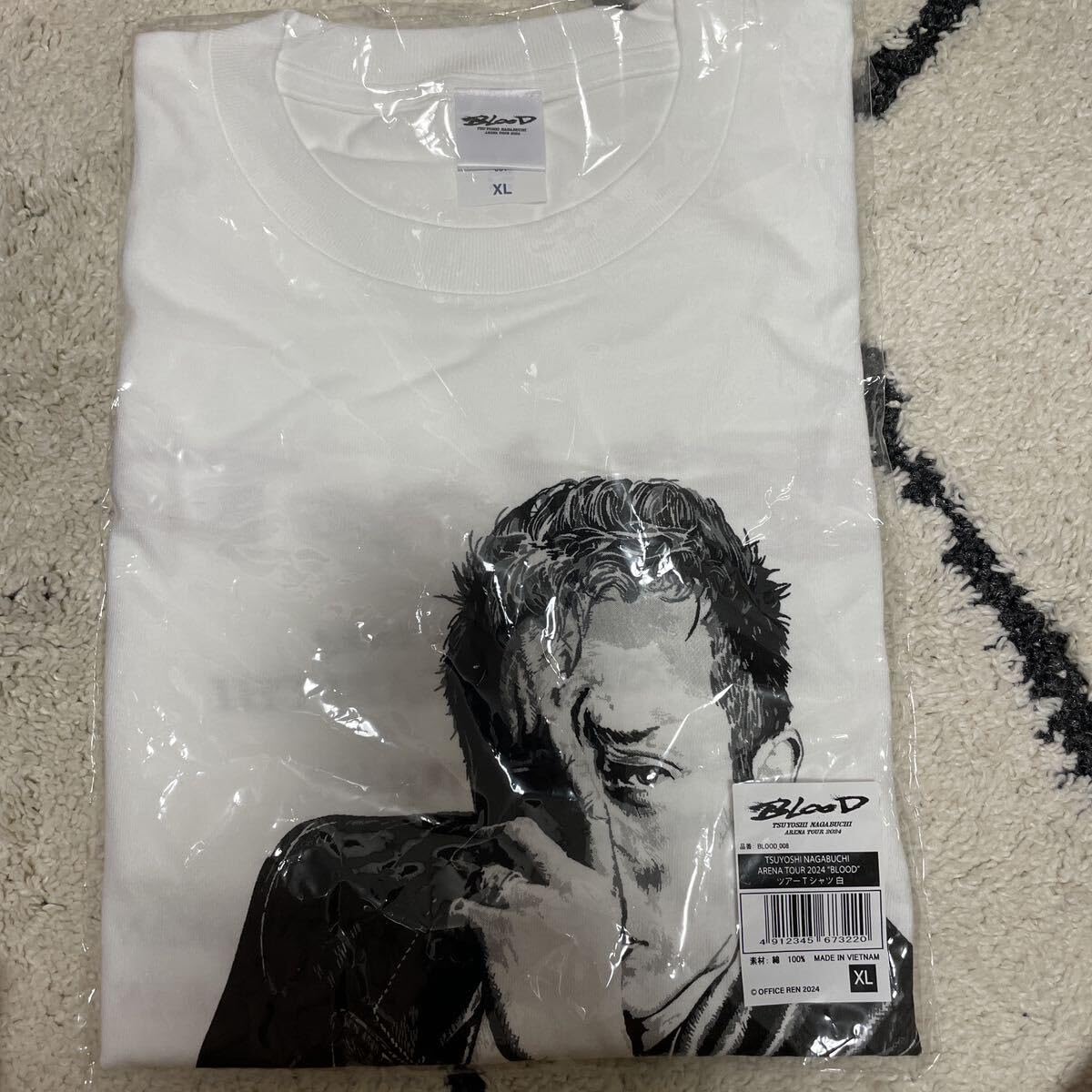 Amazon.co.jp: 長渕剛ARENA TOUR 2024 “BLOOD” ツアーTシャツ XL 