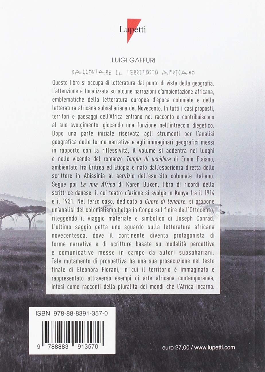 Racconto del territorio africano. Letterature per una geografia