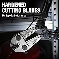 Vista 5 de WORKPRO W017007A Bolt Cutter, Bi-Material Handle with Soft Rubber Grip, 30", Chrome Molybdenum Steel Blade