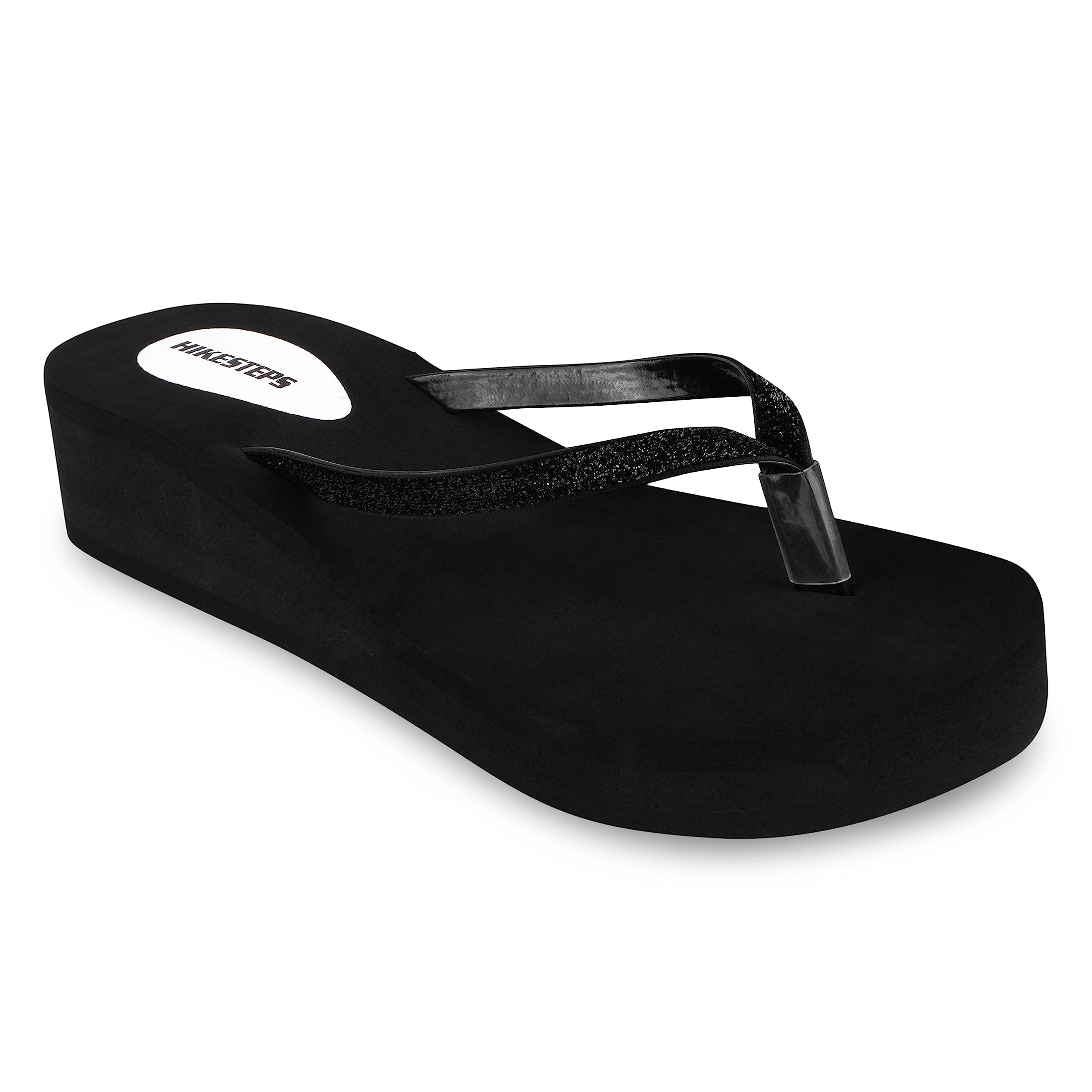 Hike Steps Slippers for Women Black | Infinity | Diabetic | Soft Comfortable and stylish | Anti Skid | Lightweight | Flip Flop for Women (Size:4) (B0CBQDX5P4) Amazon Price History, Amazon Price Tracker