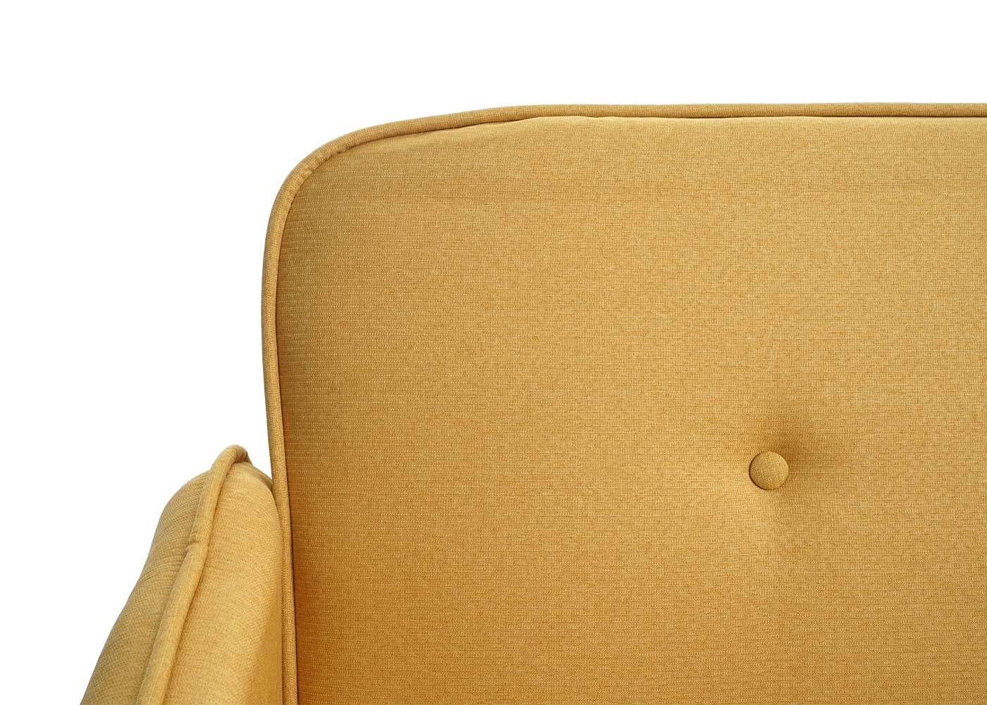 Mendler HWC-J18 - Sofá cama (185 cm), color amarillo | Sofá plegable, cama de invitados, sofá cama, textil