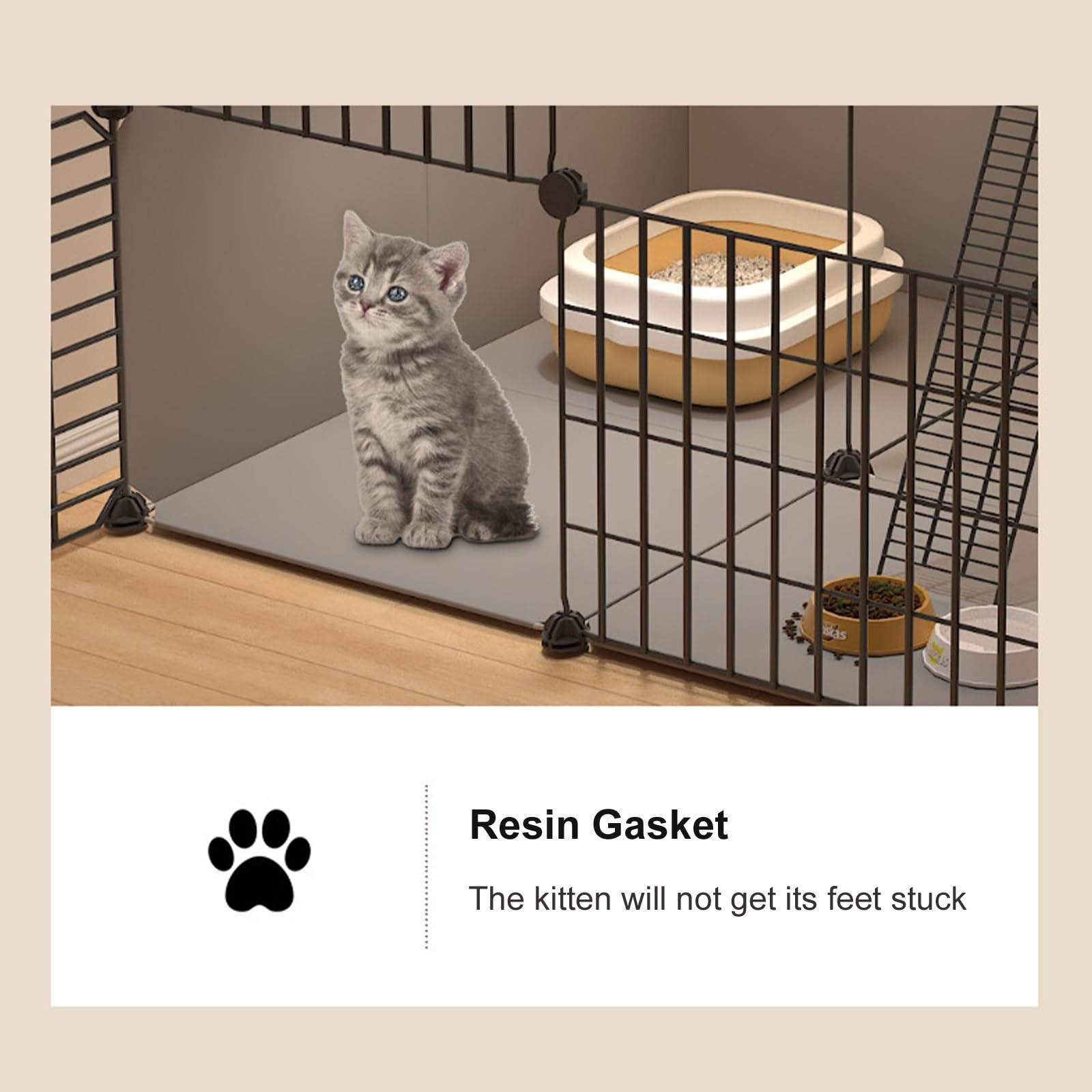 Amazon.com: Indoor Cat Cage, Metal Wire Cat Enclosure