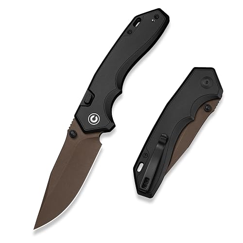 CIVIVI Elite Brova Pocket Knife, 3.41' CPM S35VN Blade, Top Liner Lock