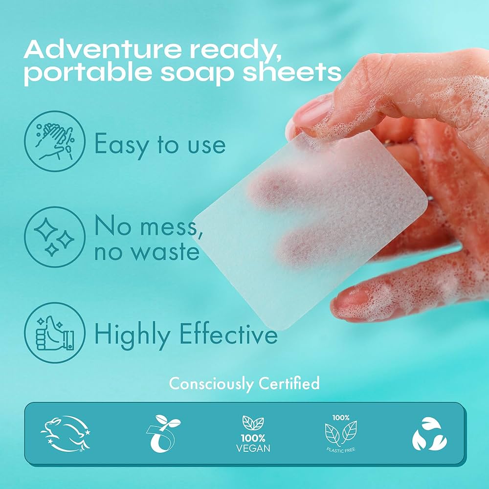 s2shi-yu-mi　hna form soap Amazon.com : FOMIN - Antibacterial Paper Soap Sheets for