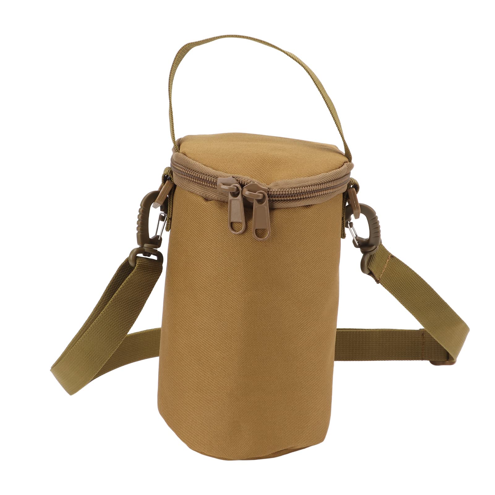 MOUMOUTEN Gas Cylinder Cover, Camping Gas Lamp Lights Handle Bags, Double Zipper Portable Propane Tank Carrying Bag, Multifunctional Pouch with