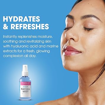 SKIN LAB Hydrate & Replenish Facial Mist Spray Hydrating Face Mist with Hyaluronic Acid, Algae & Seaweed Extracts Moisturizing Facial Spray Toner for Soft, Fresh, Dewy Skin, 4 fl. oz (118 mL)