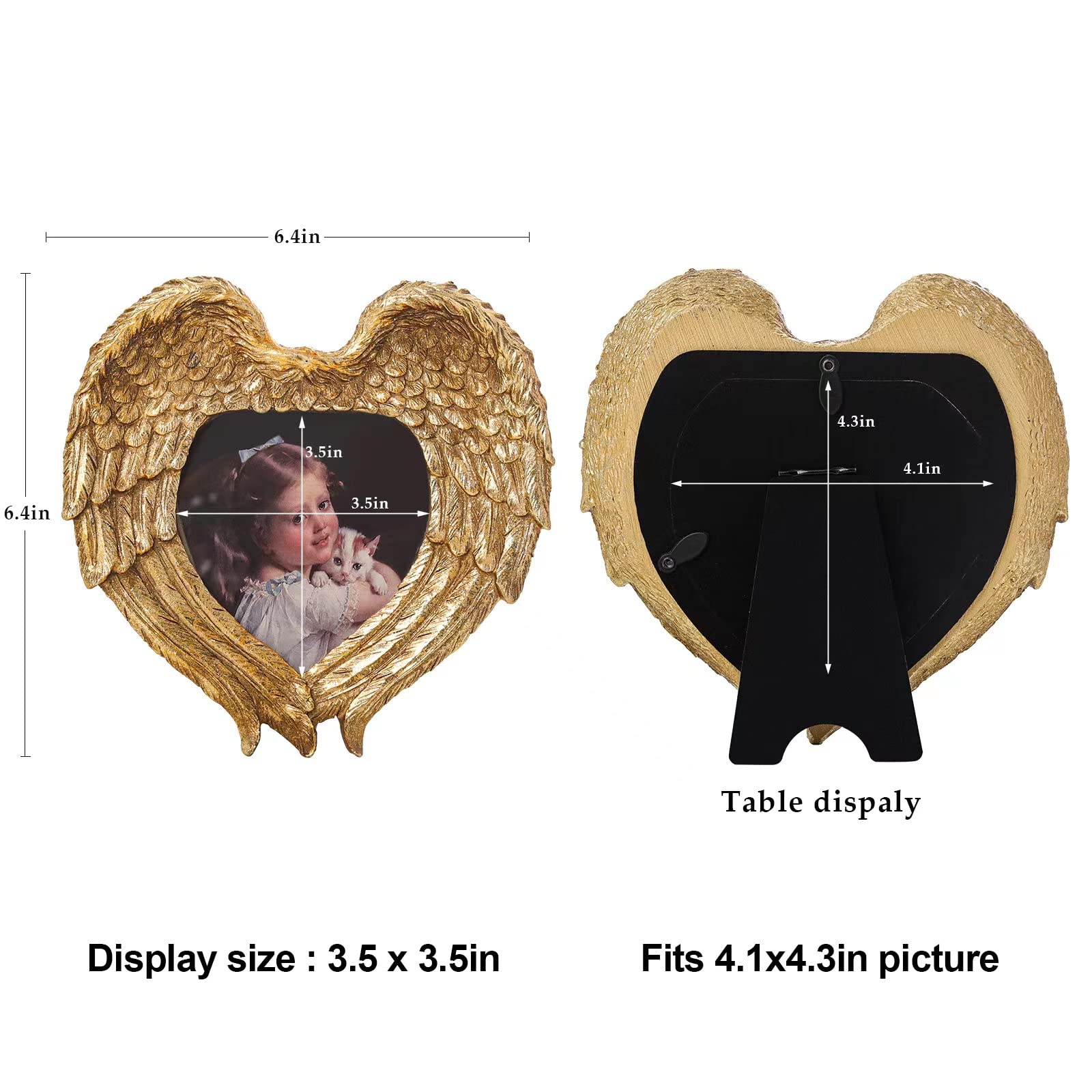 Amazon.com - SWTHONY Vintage Picture Frames, 4x4 Antique