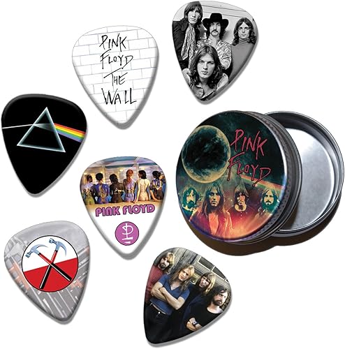 Pink Floyd Set Loose Guitar Plektrons Tin Collection Pink Floyd Set Loose Guitar Plektrons Tin Collection