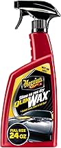 Meguiar's A1624 Quik Wax - Easy-to-Use Spray Wax for Gloss, Shine & Protection - Wet or Dry Use, 24 Oz.
