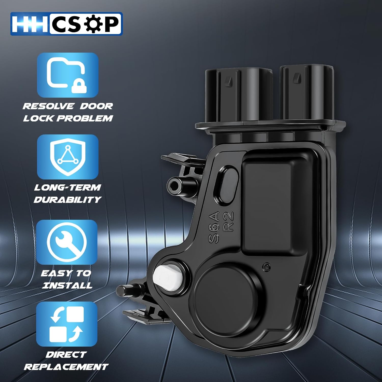 Front Right Passenger Side Door Lock Actuator Motor Replacement for Honda CR-V Civic Accord Element Odyssey Pilot Acura RSX 2001 2002 2003 2004 2005 2006 2007 2008 2009 2010 2011 Replace 72115-S6A-J01