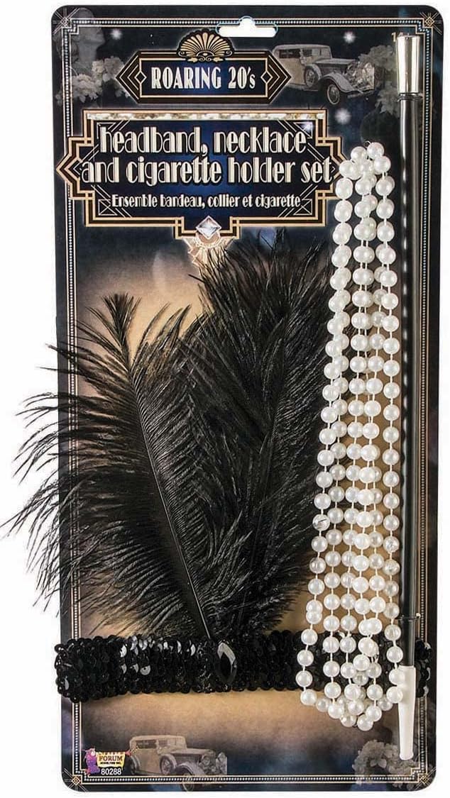 Forum Novelties 80288 Women's Flapper Kit, Standard, Multicolor