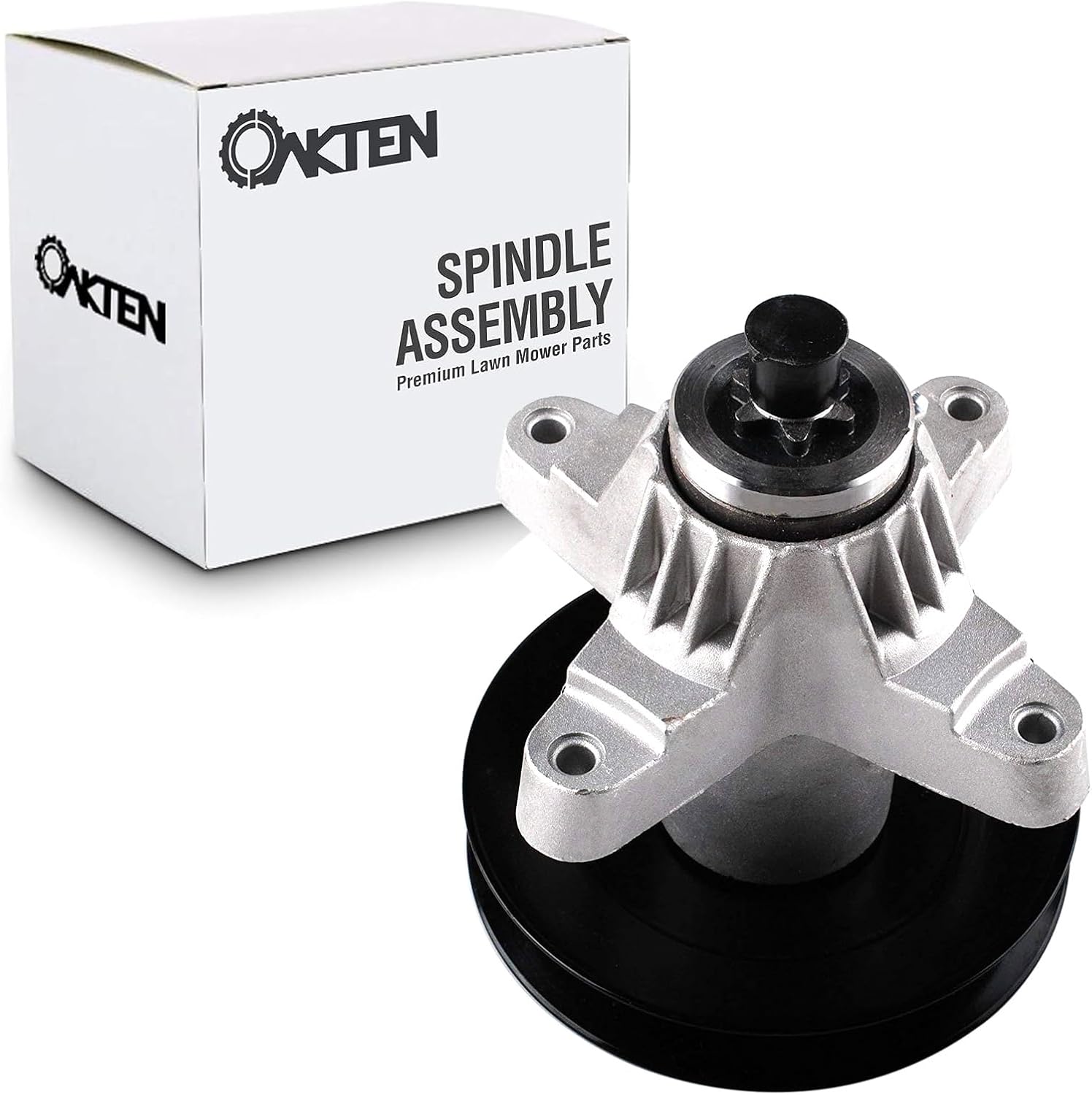 OakTen Lawn Mower Deck Spindle Assembly for Cub Cadet MTD Troy Bilt | Fits 50" & 54" Decks | Replaces 618-04126 618-04125 918-04126 | Compatible with LT1050 RZT22 RZT50 SLT1550 SLT1554, 3 Pack