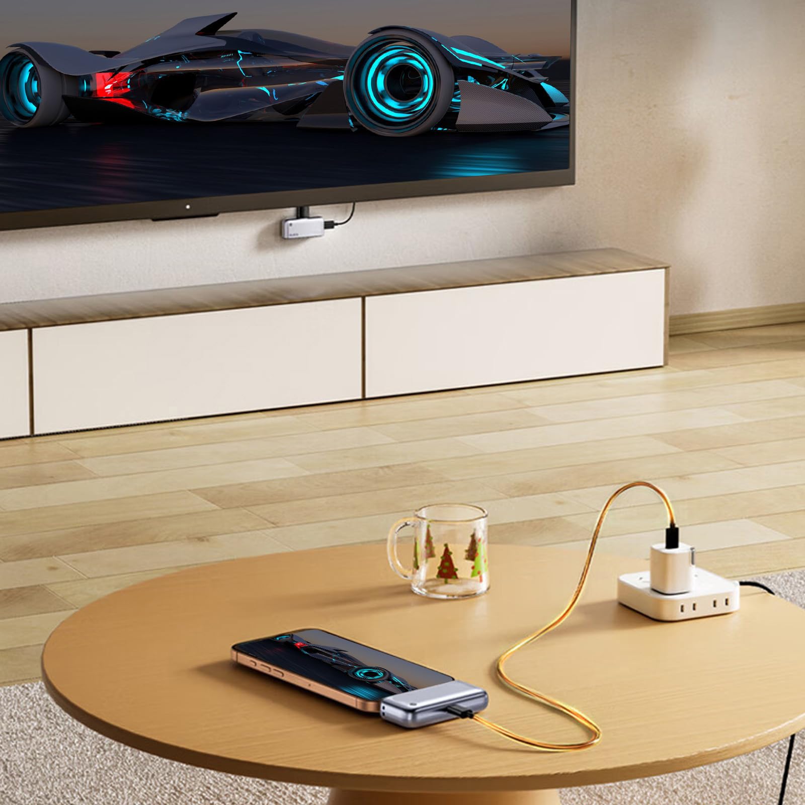 Élongateur radio double bande entrée 4K transmission 50 mètres cohérent smartphones téléviseurs projecteurs salle multimédia Liaison radio