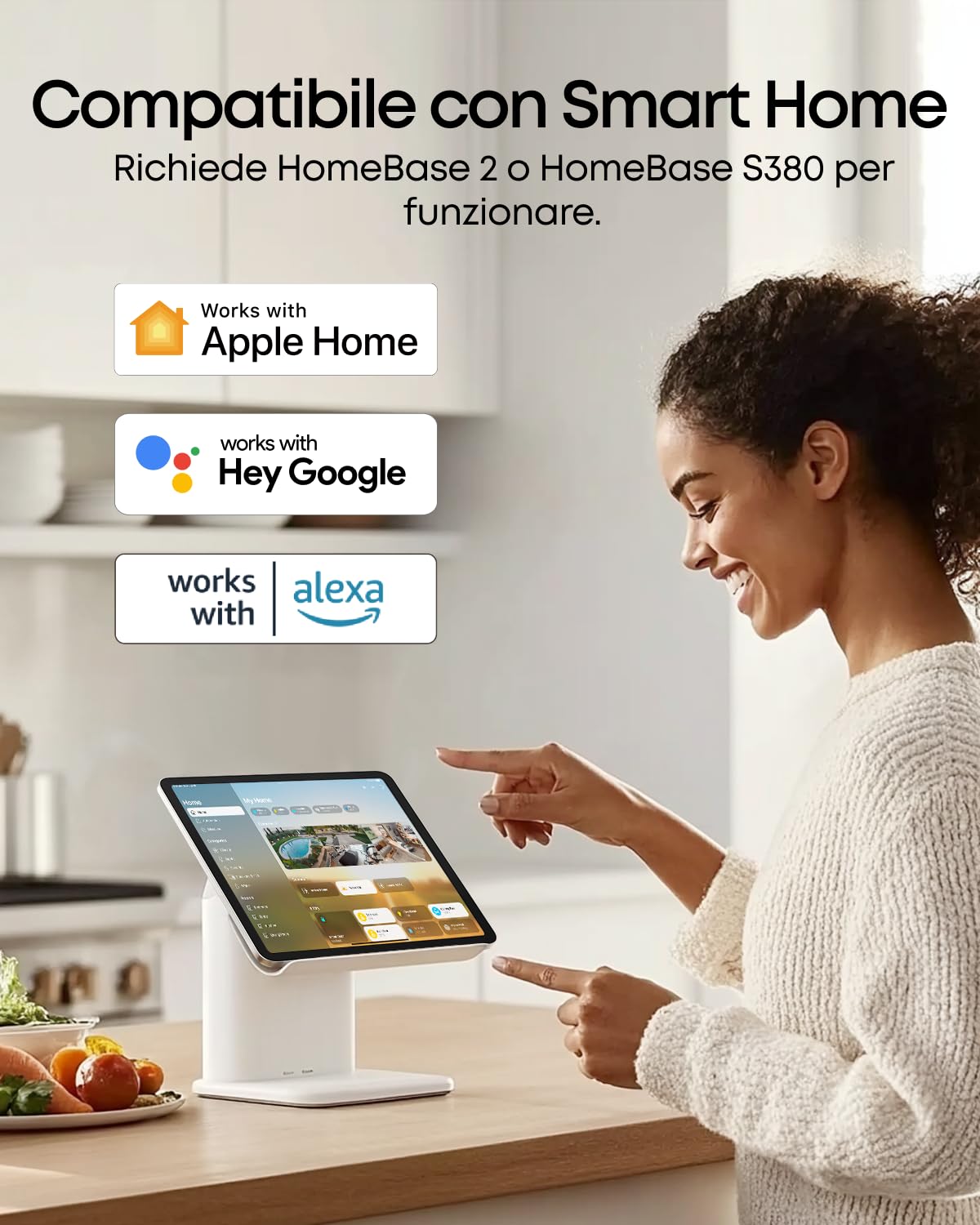 eufy Security Cam E40 Add-on, Telecamera Wi-Fi Esterno con Pannello Solare | Telecamera Aggiuntiva, Sicurezza Wireless, Risoluzione 2K, Visione Notturna MaxColor, IP67.