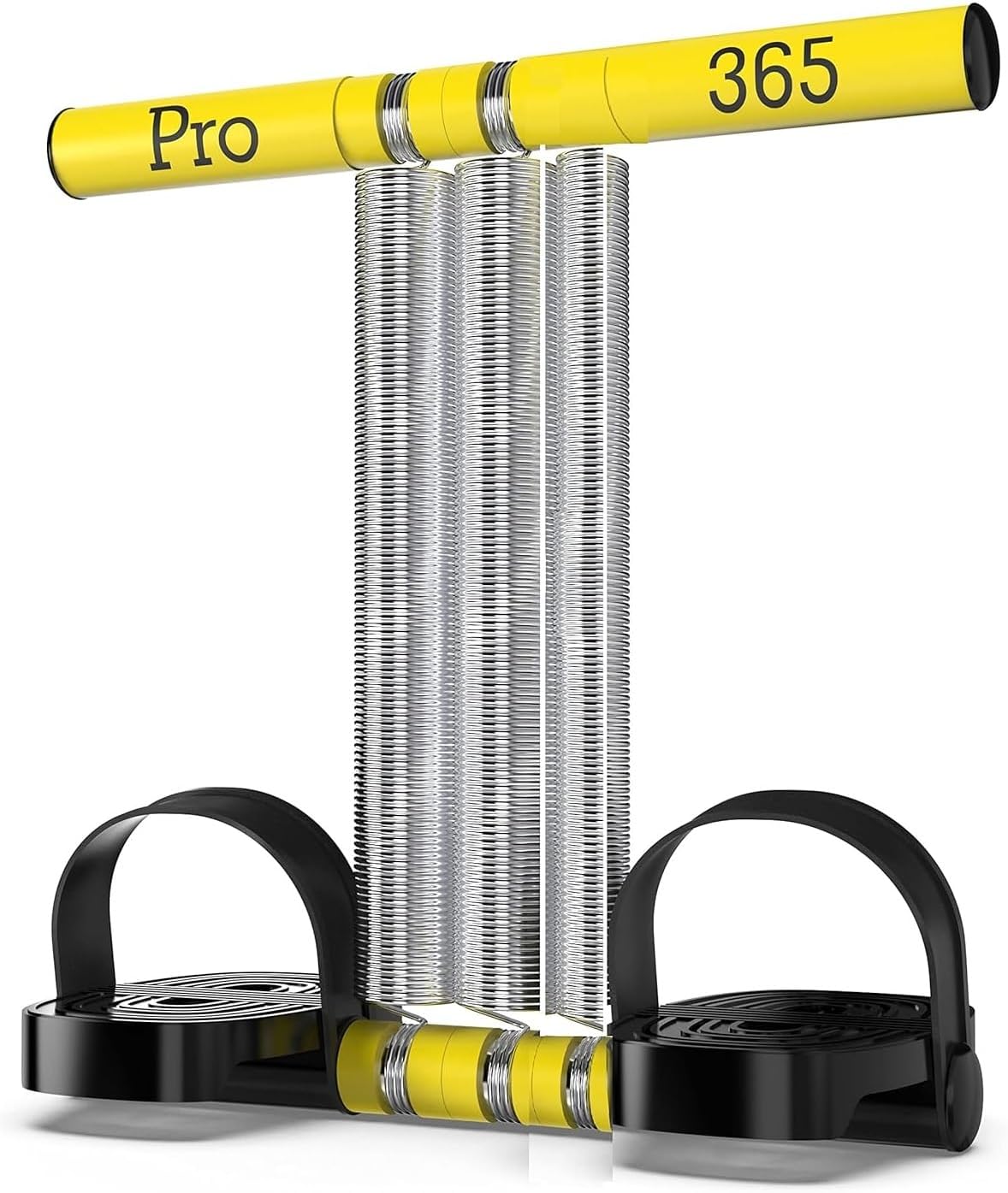 Tummy Trimmer Exerciser/Flat Pedal For Extra Support/Sit Up Equipment/Sport Fitness/Leg Exerciser/Home Gym Equipment (6 Month Warranty, Triple Spring), Multi-Coloured