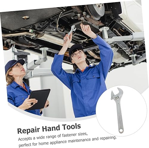 Miniatura 5 de Llave inglesa ajustable de 8 pulgadas Llave universal forjada con cromo para reparaciones fáciles de grifos y fregaderos, fontanería