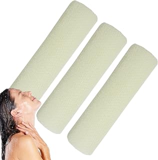 Afrikansk badsvamp, nätskrubber för dusch 3 delar Elastic Dead Skin Removal | Nylonnät Hudvård Polering Badsvampar Kroppsskrubb Sträckbar Snabbtorkande Långt nät för dusch Badning Kv