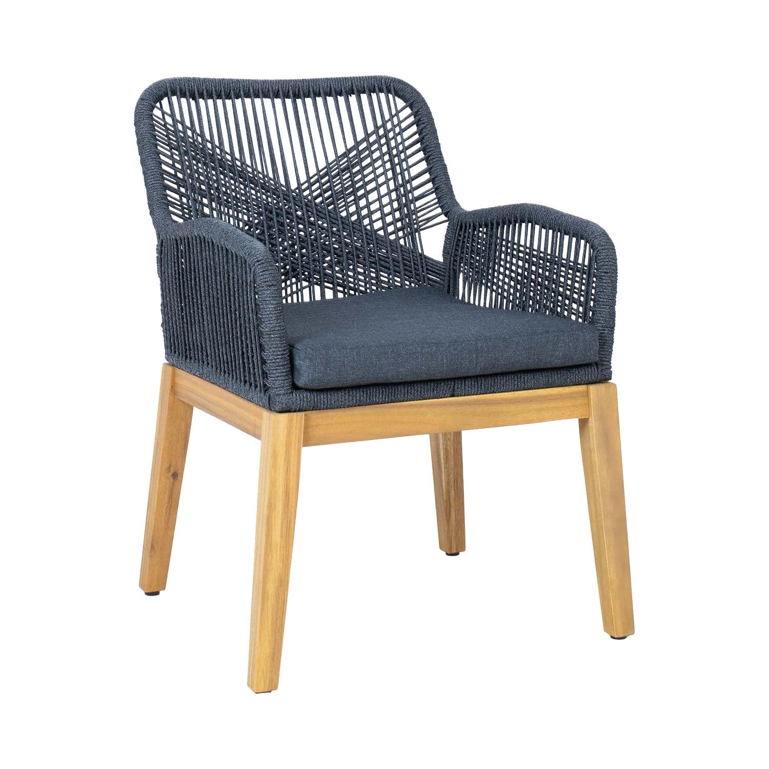 Chaise Florida en bois d'acacia pour aménager un hall accueillant