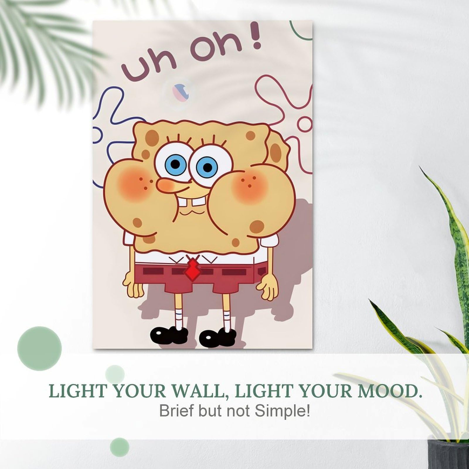 Amazon.co.jp: スポンジボブ ポスター 絵画 インテリア 壁紙用