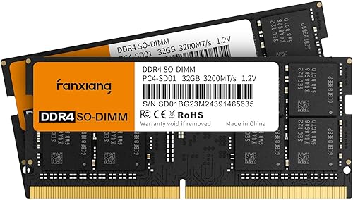 Miniatura 8 de fanxiang SODIMM DDR4 RAM 32 GB (2 x 16 GB) 3200 Mhz, memoria Intel AMD para laptop CL22 1.2V de doble canal, ideal para juegos y productividad