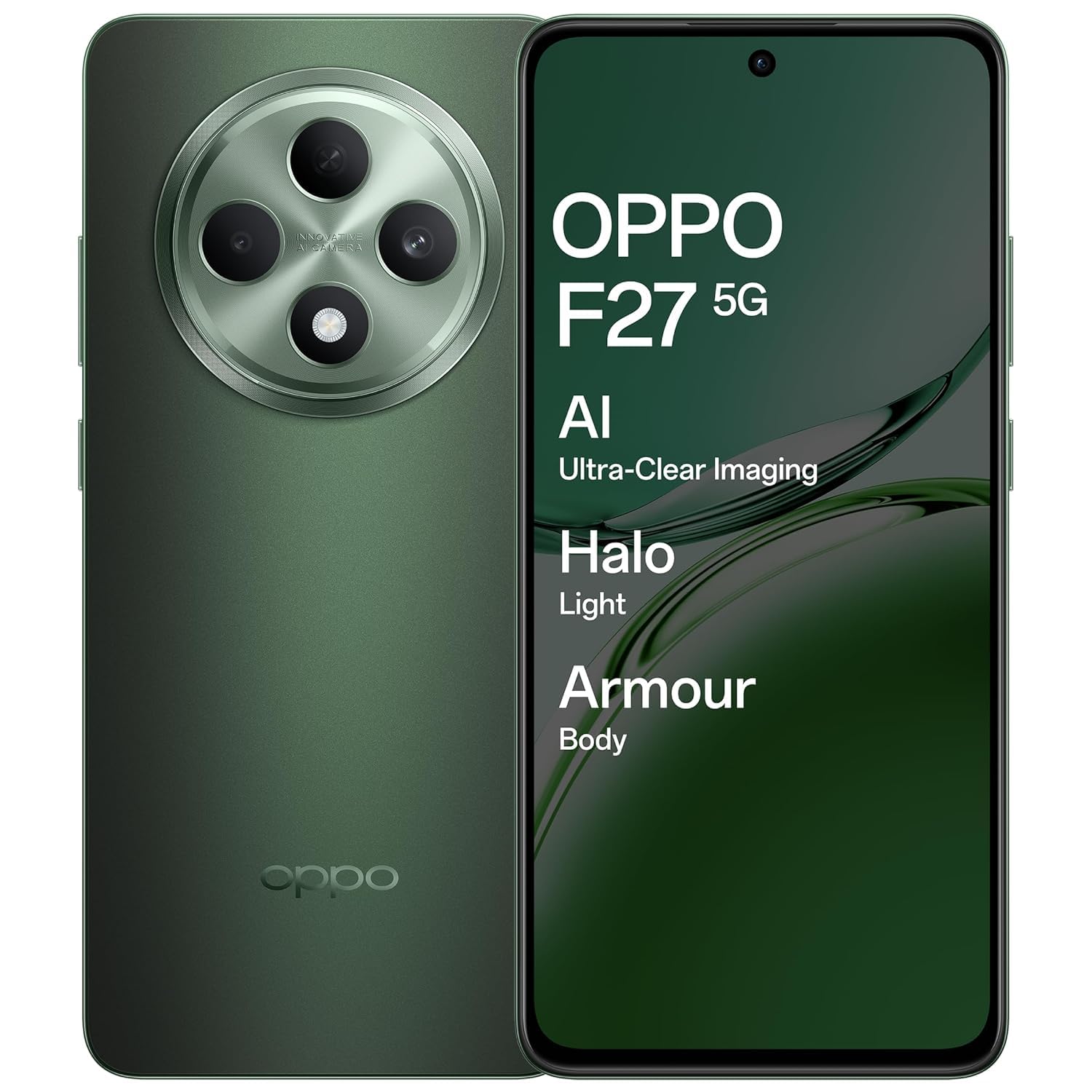 OPPO F27 5G (Emerald Green, 8GB RAM, 128GB Storage) Without Offer