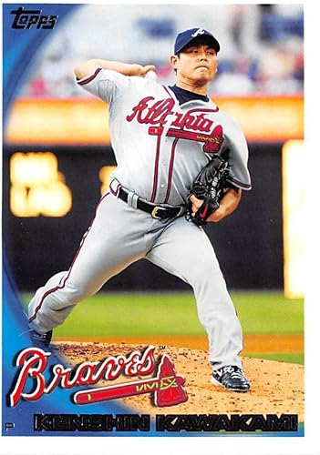 2010 Topps Series 1 Baseball #77 Kenshin Kawakami Atlanta Braves Official MLB Trading Card