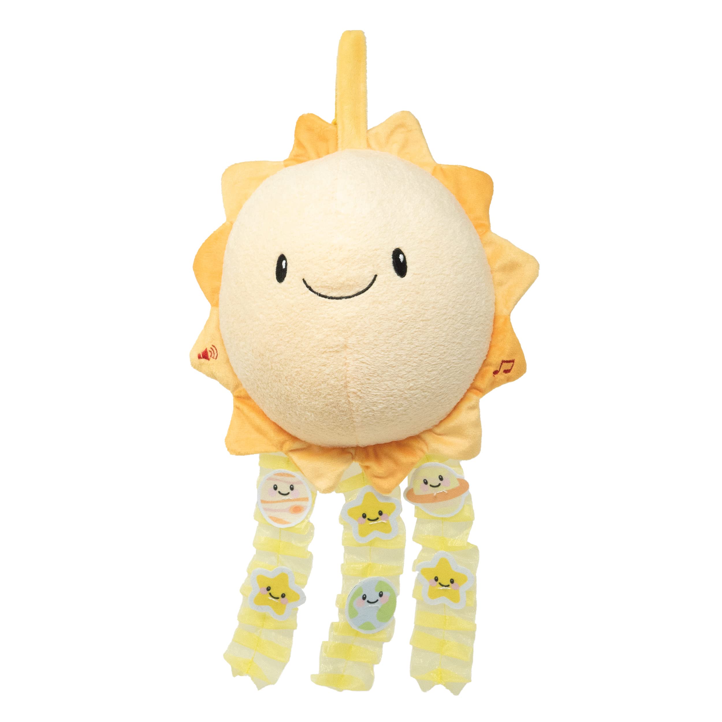 Cuddle BarnLullababies - Sunny | Animated Musical Stuffed Animal Planetary Baby Plush Toy with Soothing Light and Volume Control, 12 inches