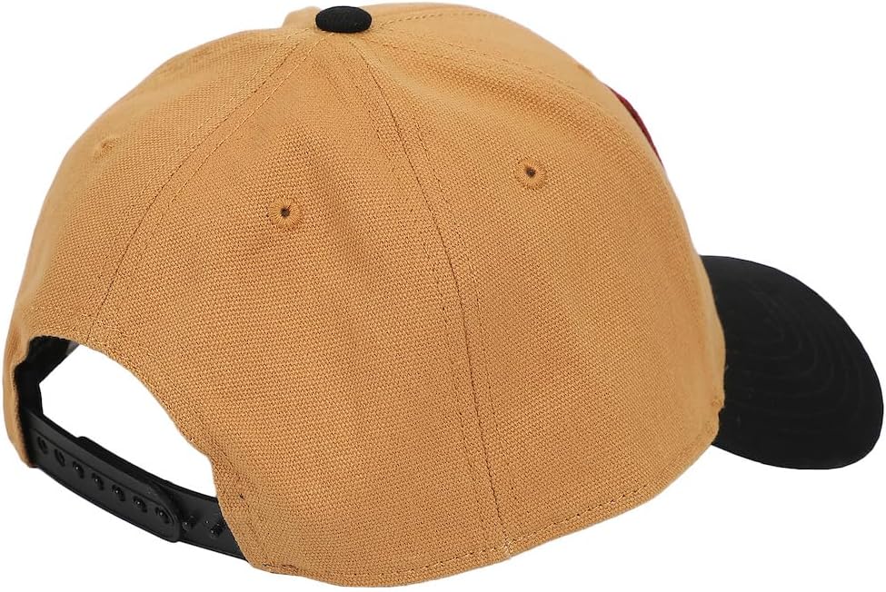 Jurassic Park Logo Woven Patch Tan Canvas B2 Ball Cap - Image 5