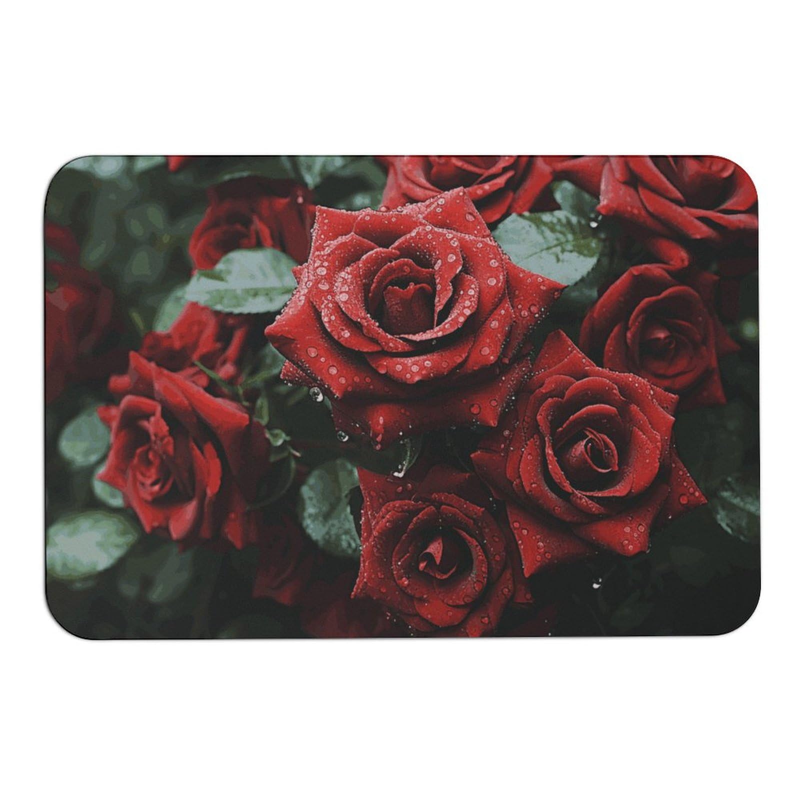 Tapis absorbant l'eau diatomée 60x40 cm rose noir intérieur extérieur