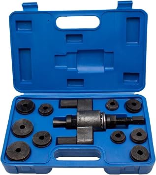 Valve Seat Ring Extractor Puller Seat Ring Disassembling Tool with Portable Tool Box, 32-53MM Valve Seat Ring Puller Tensioner KitBlue,1