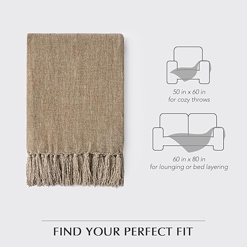 Miniatura 8 de Manta de felpilla a cuadros para sofá, súper suave y acogedora con borlas, manta de punto de felpilla ligera para cama, sofá, decoración del hogar,