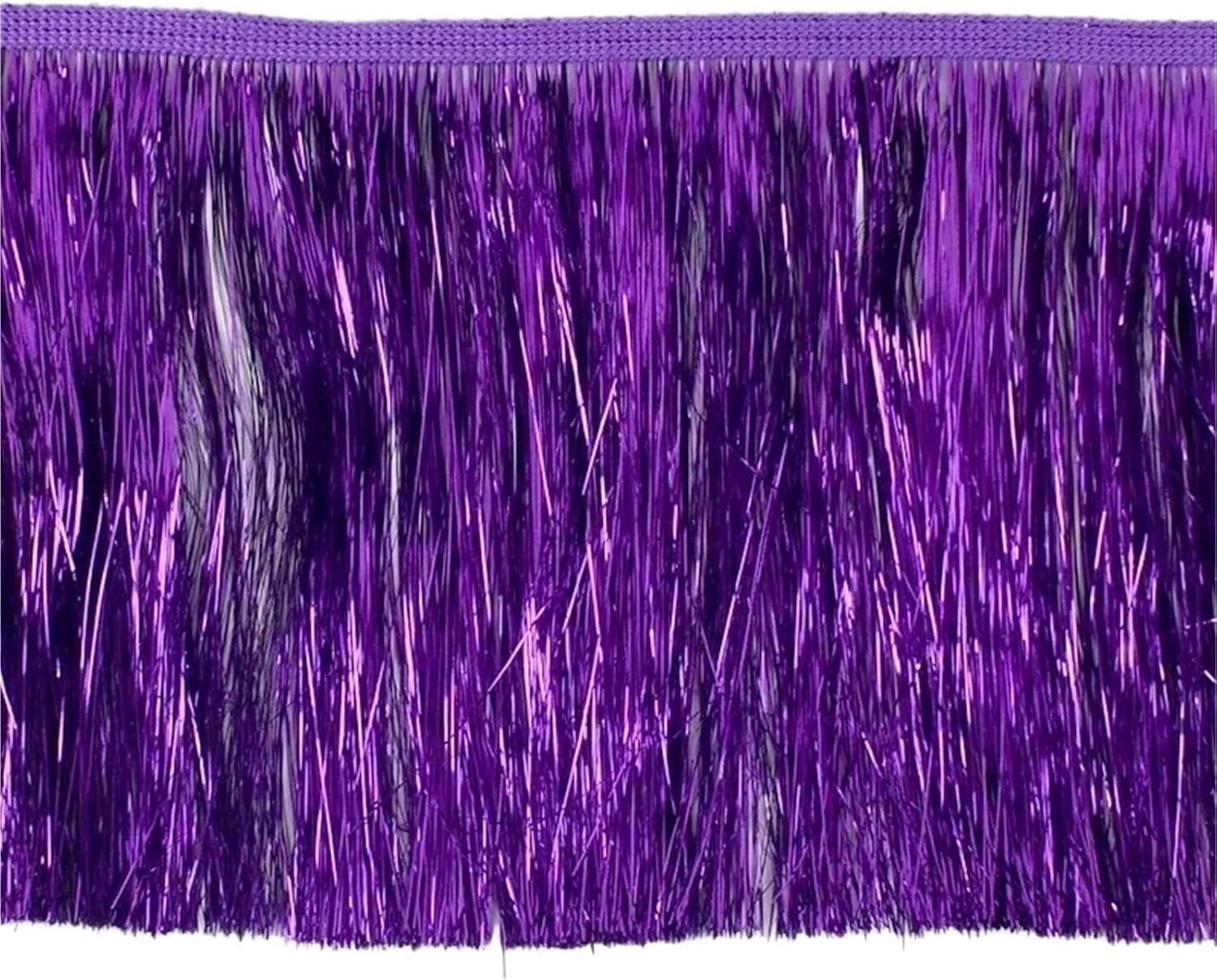 Encaje con borlas de colores de 10 metros para trajes de baile
