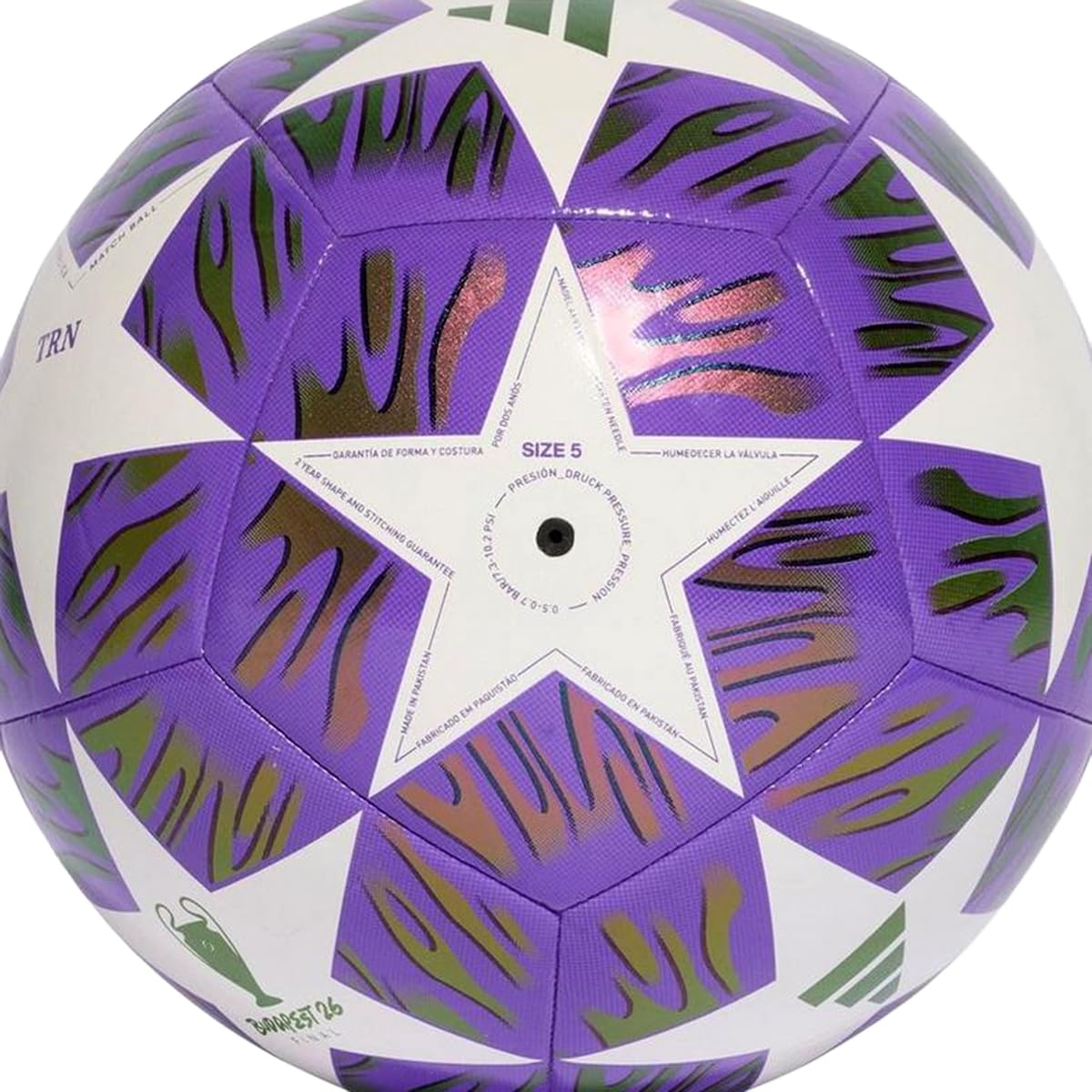 adidas UEFA Champions League JX9089 - Palla da calcio unisex, colore: Viola