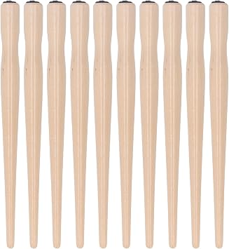 Pssopp 10 Pcs Nib Pen Holder, Dip Pen Set Comic Dip Wooden Pen Nib Holder for Art Painting English Calligraphy Wood Color