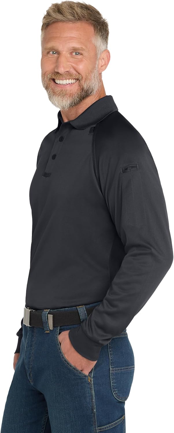 Cornerstone Men's Select Long Sleeve Snag Proof Tactical Polo - Image 2