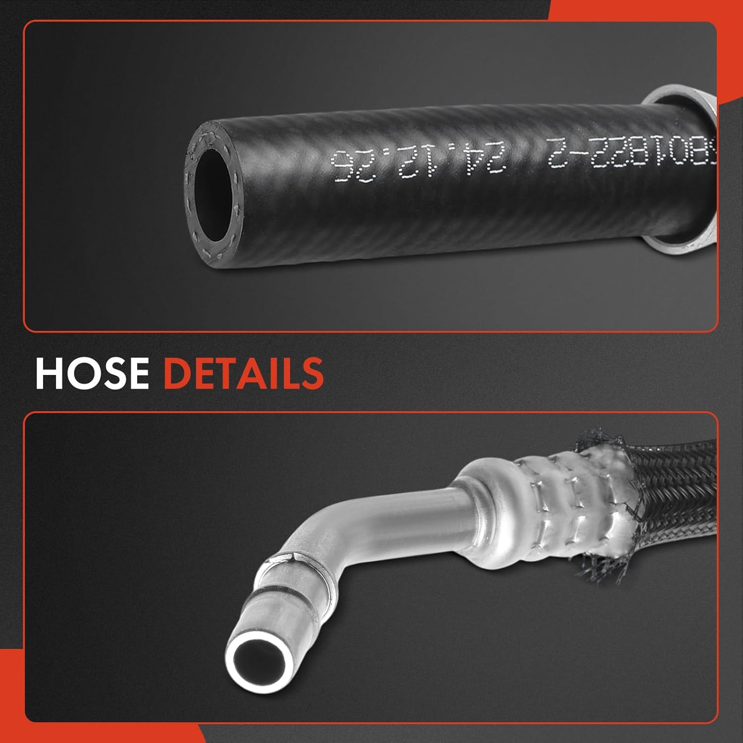 A-Premium Engine Oil Cooler Line Hose Assembly Compatible with Ford Edge 2015-2018 2.0L 2.7L 3.5L & Lincoln MKX 2016-2018 2.7L 3.7L