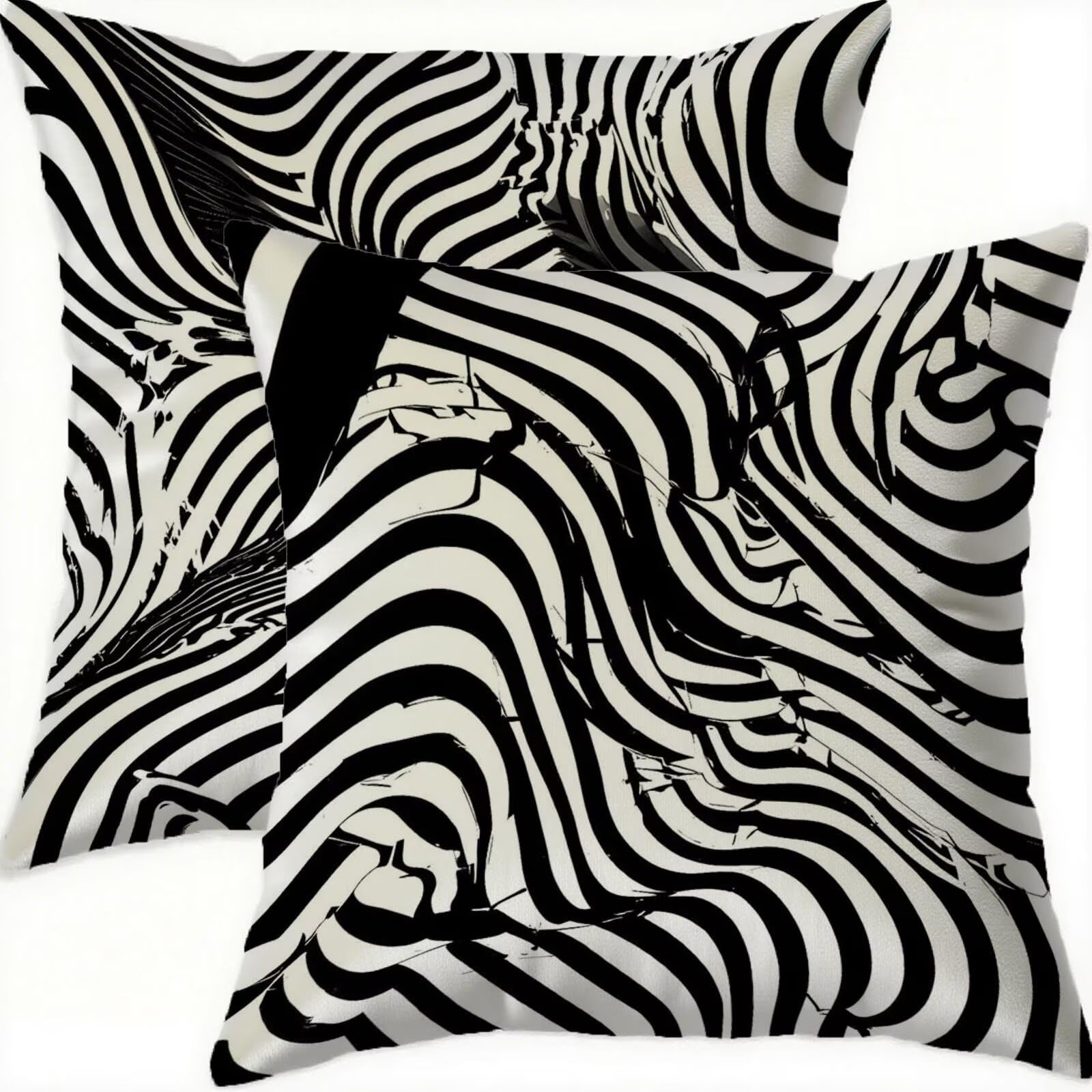 Taie oreiller 70x70cm velours noir double face de haute qualité A-645