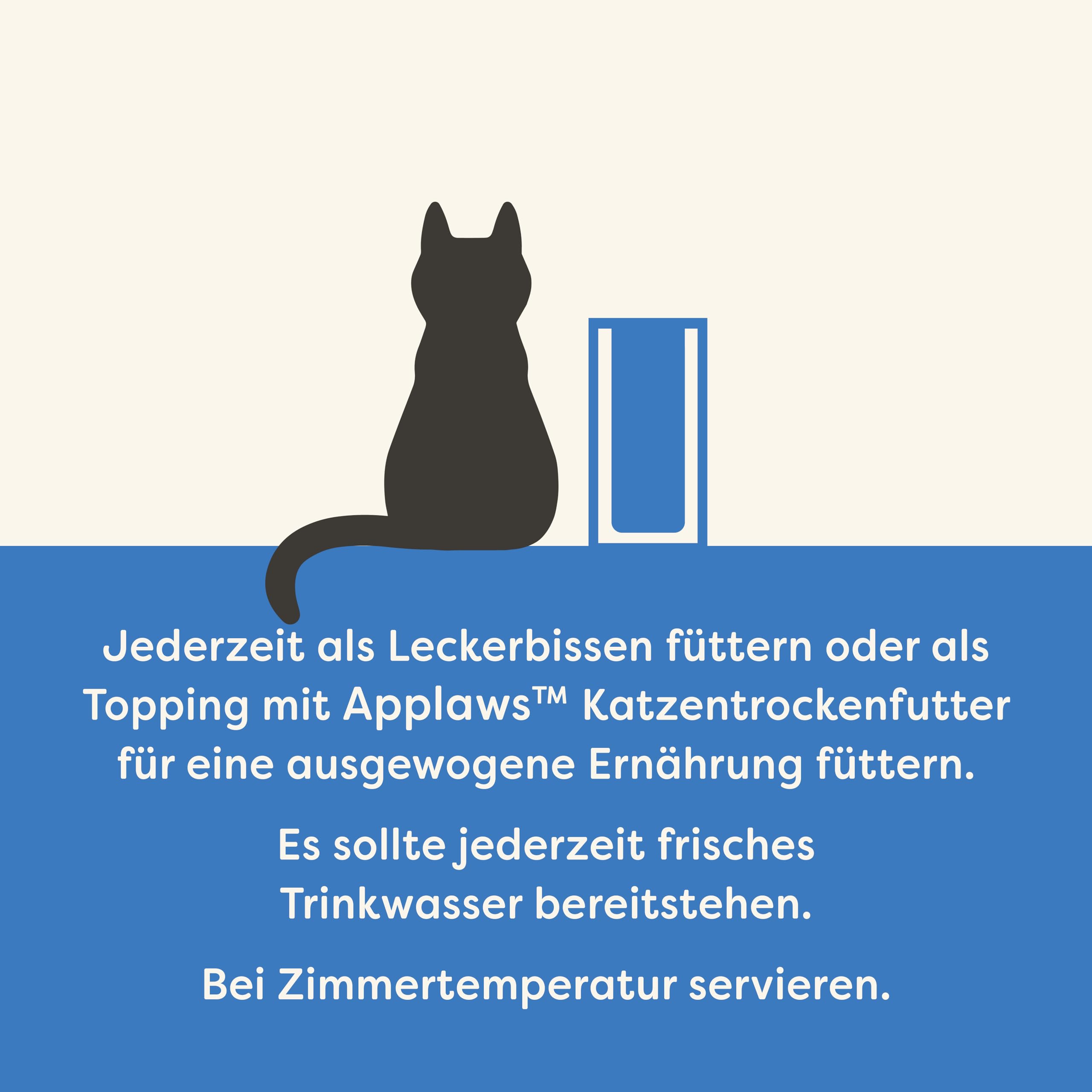 Applaws natürlich Katzenleckerli, Ganzer Thunfisch Loin Katzensnack, 30g Beutel (Packung mit 12 Beuteln)