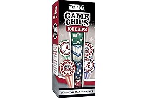 Alabama Crimson Tide 100-Piece Casino-Style Poker Chips