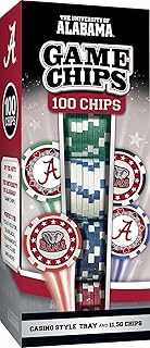 MasterPieces NCAA Team Logo 100-Piece Casino-Style Poker Chips