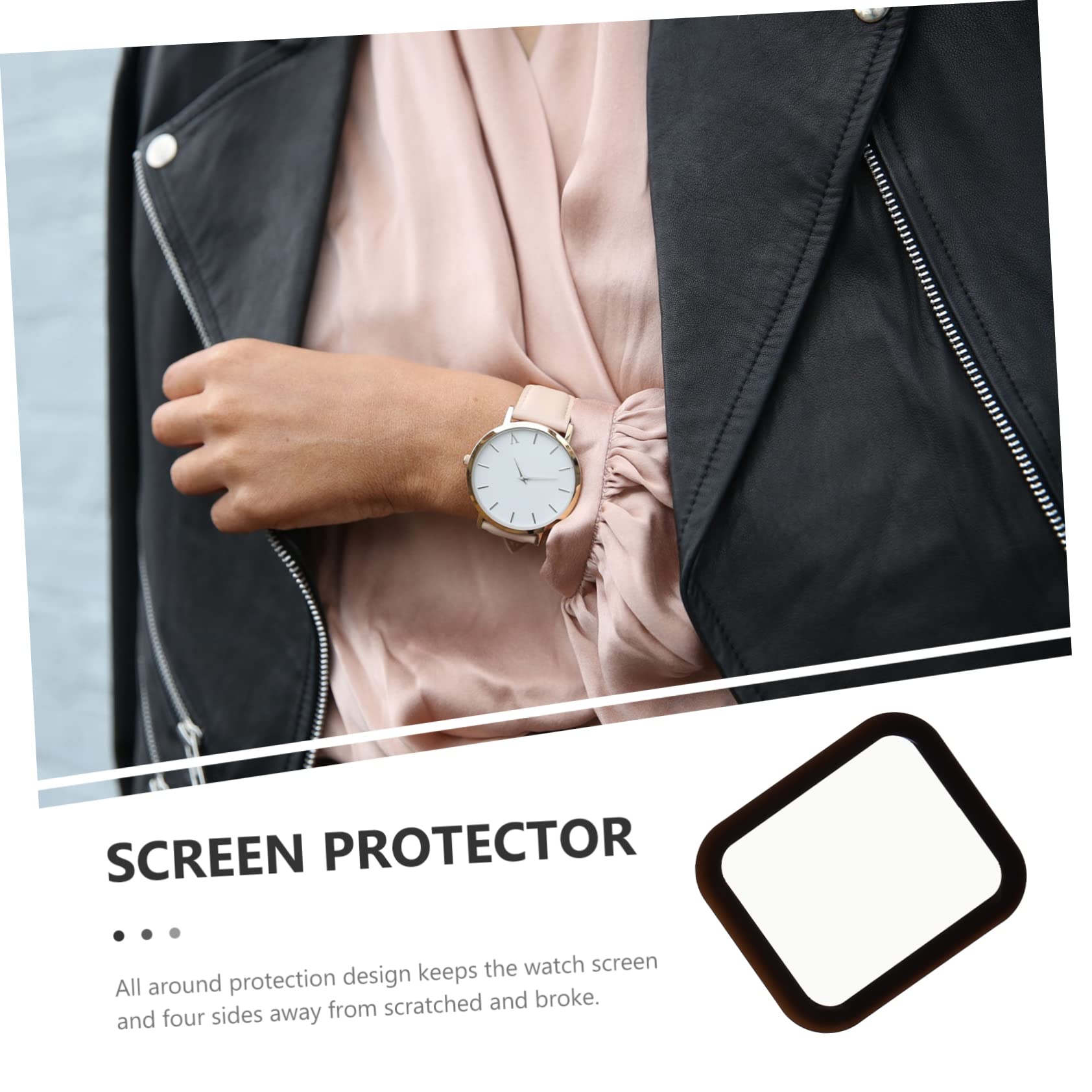 Hemobllo 10stücke Curved Tempered Glass Screen Protector Für Kratzfester Wasserfester Displayschutz Einfache Installation Präzise Aussparungen Vollständiger Schutz Für Smartwatch