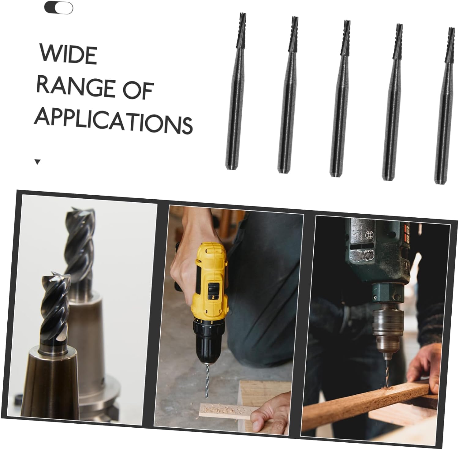 4sets Windscreen Repair Drill Bits Set Automotive Glass Repair Kit for Windshield Chips Cracks 5pcs*4