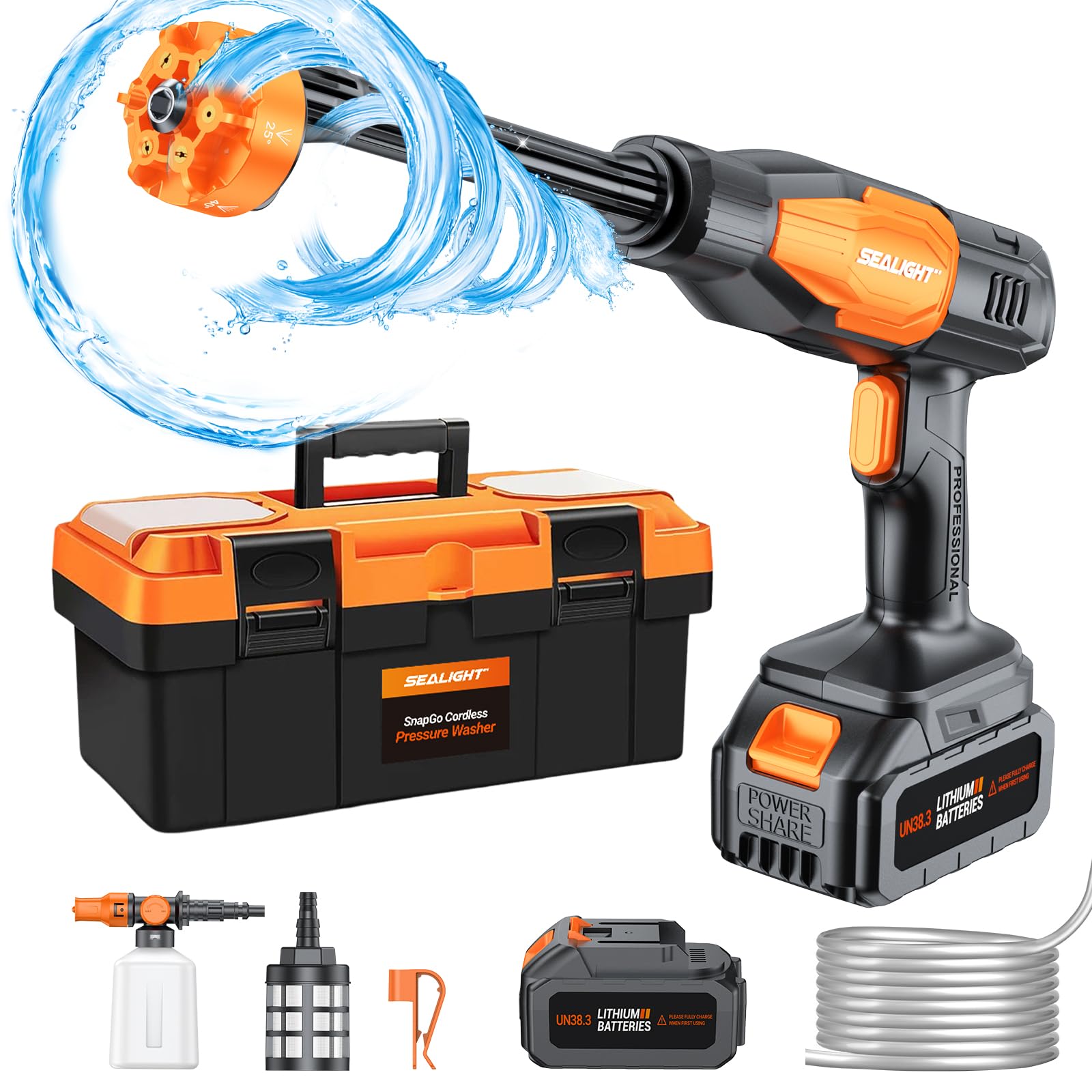 SEALIGHT Cordless Pressure Washer